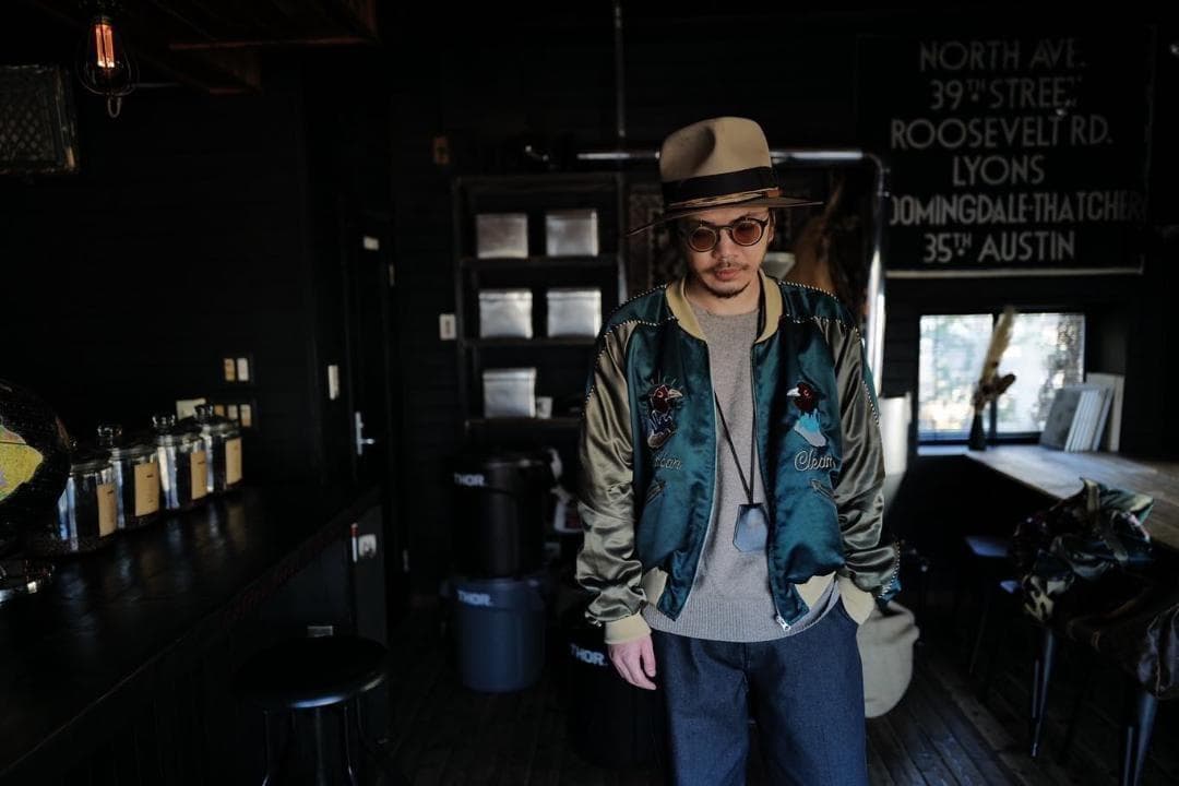 【受注生産】VIBECAスカジャン　Mサイズ 　 希少　アンバサダーニューヨーク