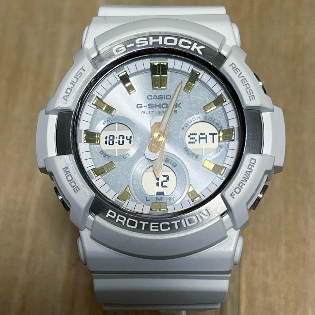【完動美品】G-SHOCK アナデジ GAW-100GAタフソーラー／バンド新品