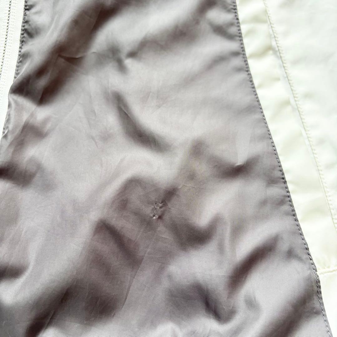 St ANDREWS ナイロン裏地メッシュ ダブルジップジャケット ロゴ M