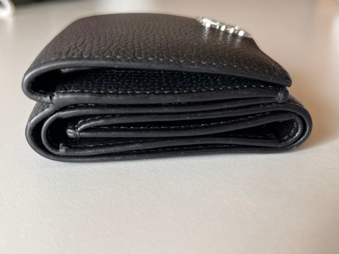 LOEWE 三つ折り財布　ブラック