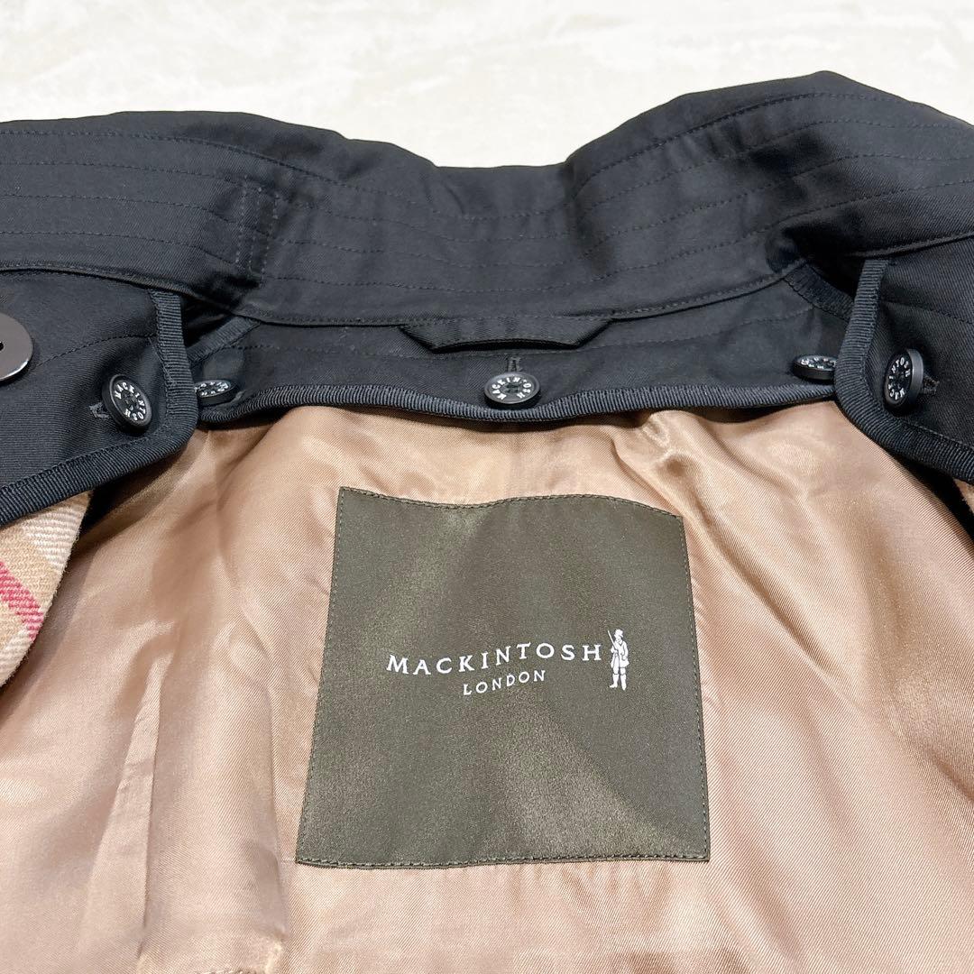 未使用✨　マッキントッシュ　ロンドン　トレンチコート　ブラック　38