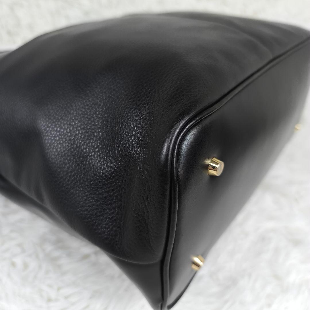 ✨未使用級極美品✨ ビューティーユース トートバッグ レザー 肩掛け A4可 黒