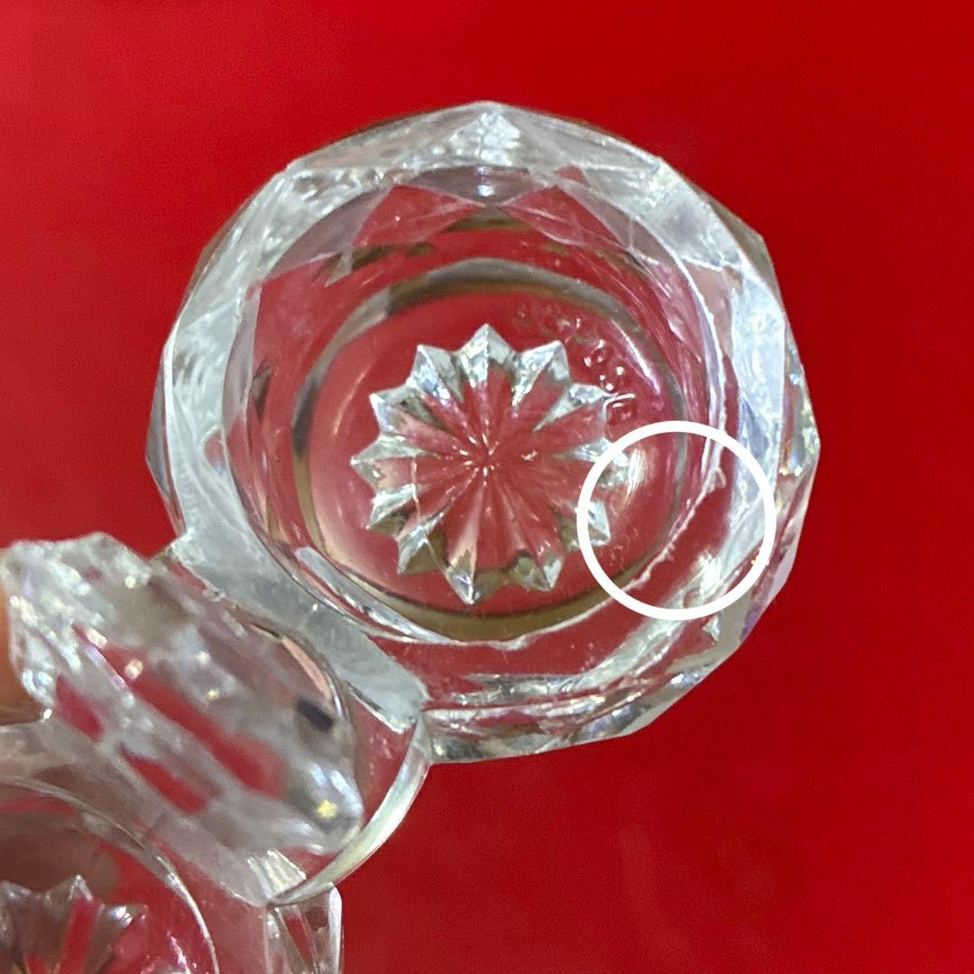 バカラ ソルト&ペッパー　調味料入れ　ダイヤモンド型　　希少作品　高級品