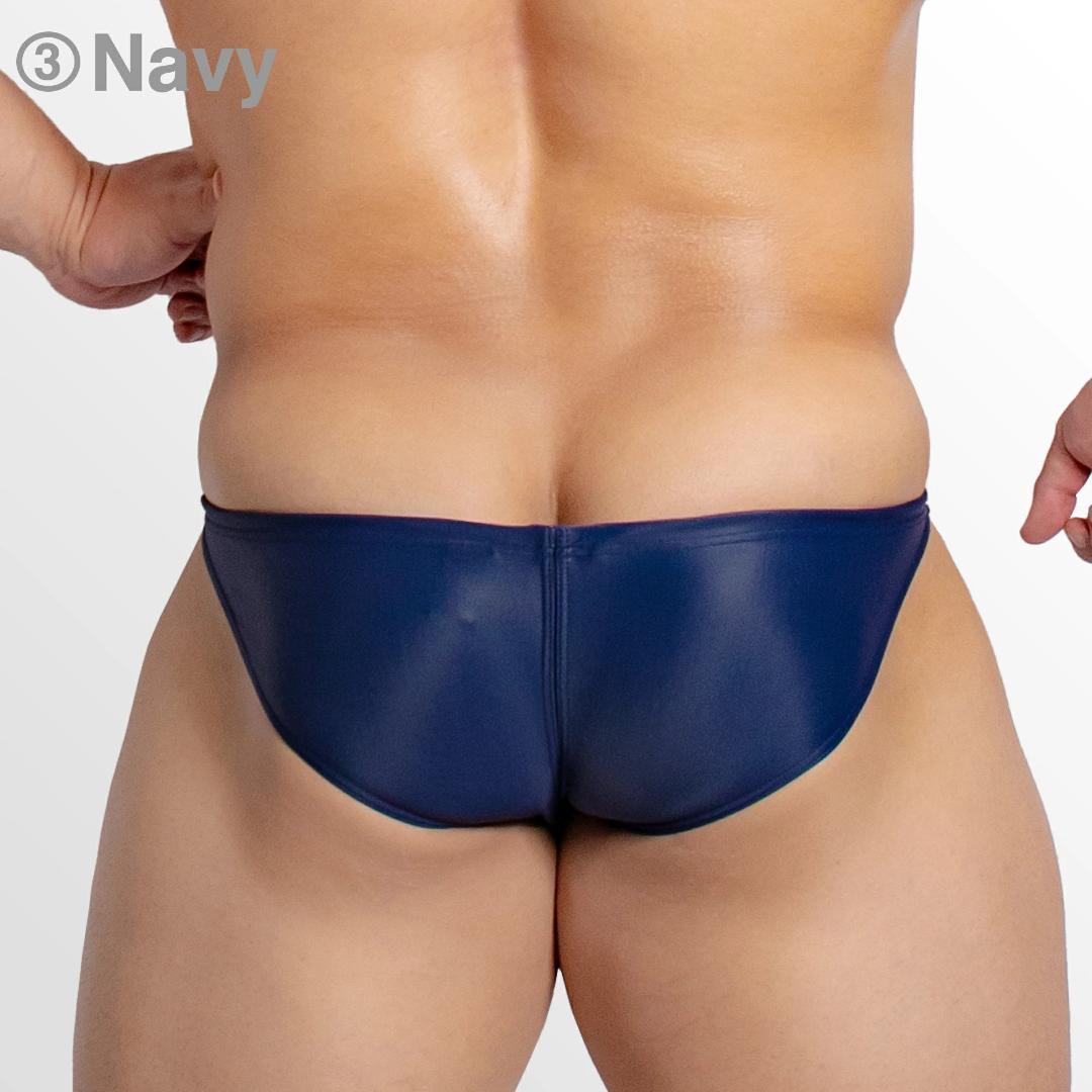 EGDE UNIGHT ウルトラローライズ スイムビキニ ネイビー Mサイズ