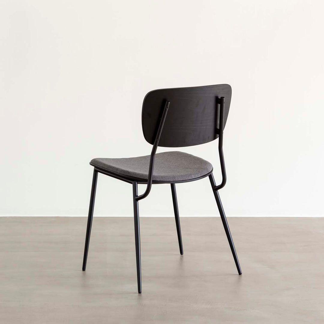 かなでもの kanademono ダイニングチェア 椅子アッシュ材 ブラック 黒