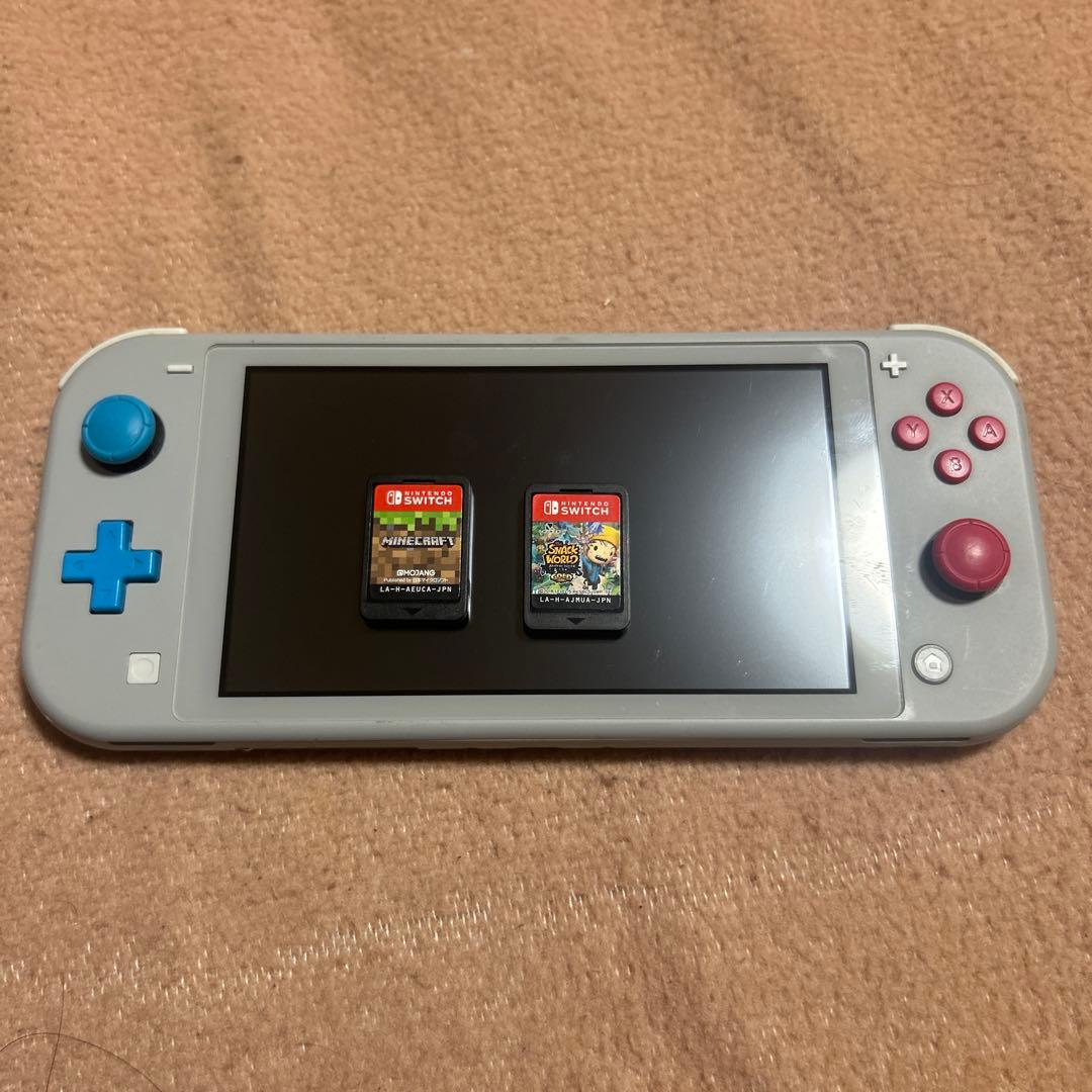 Nintendo Switch Lite グレー 本体 + ゲームカード2枚