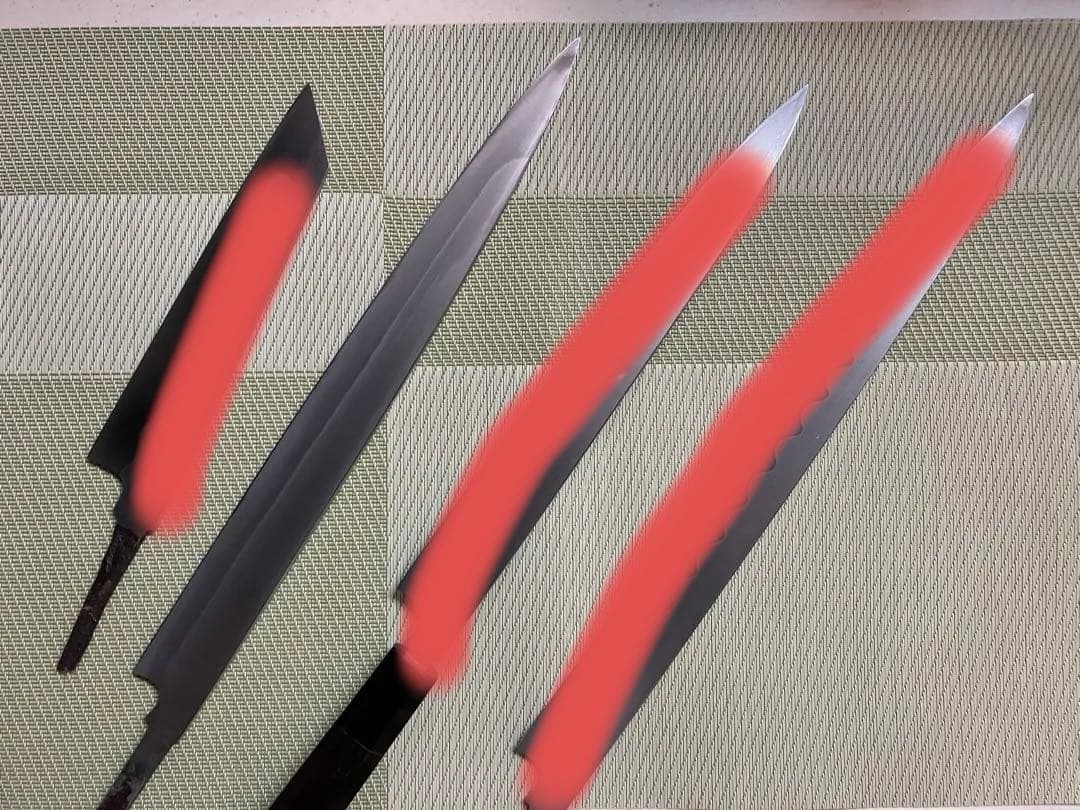 ゴールデンウィーク　久元　本焼　柳刃包丁　天然砥石で本刃付け済み❗️