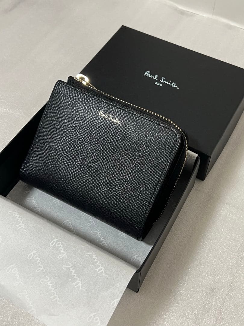 Paul Smith ポールドローイング　Lジップ二つ折り財布