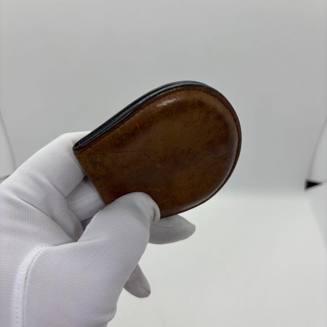 グッチGUCCI ヴィンテージ ケース　オールレザー インターロッキング