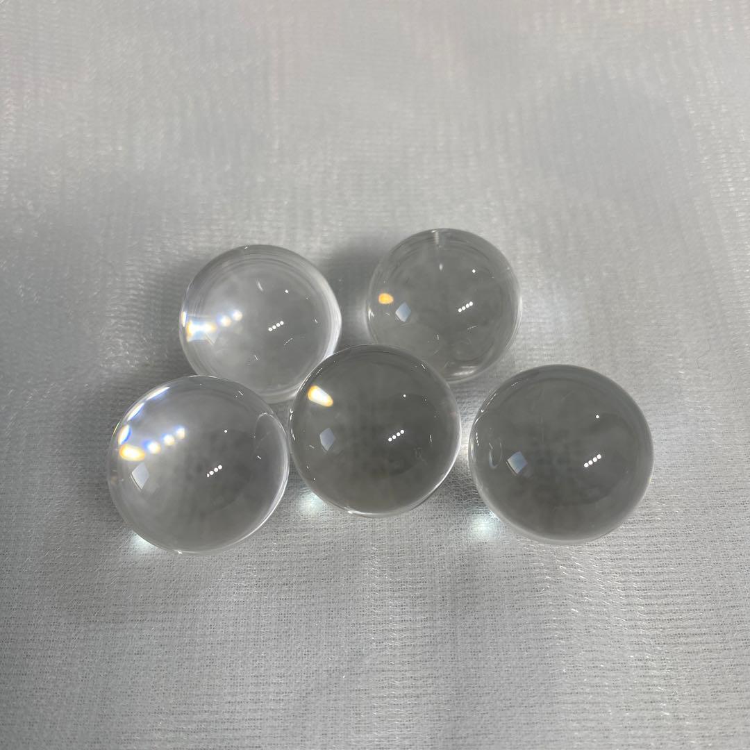 水晶　丸玉　5個