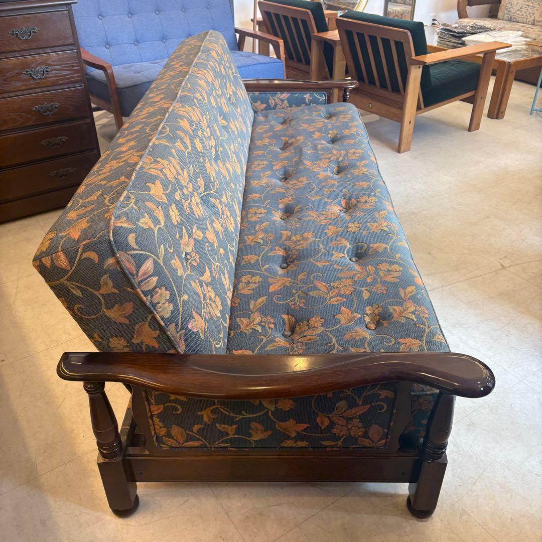 カリモク　karimoku コロニアル　ソファベッド　シングル