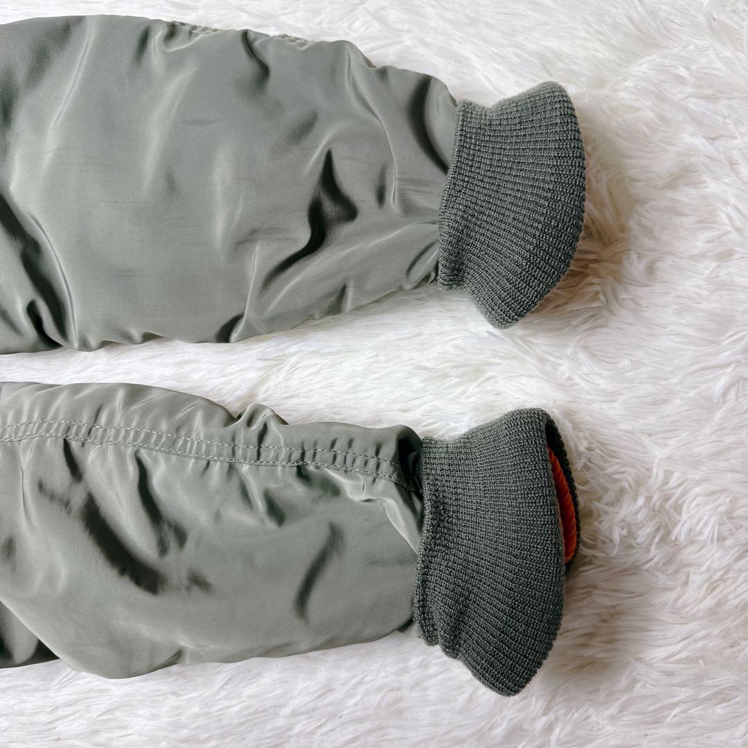 AVIREX MA-1 フライトジャケット カーキ XLリバーシブル 中綿