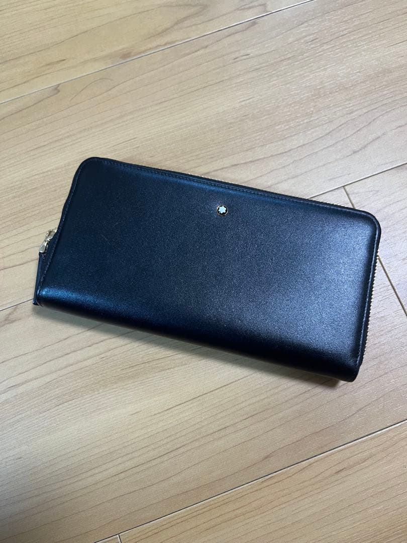 Montblanc 黒 レザー 長財布　未使用品