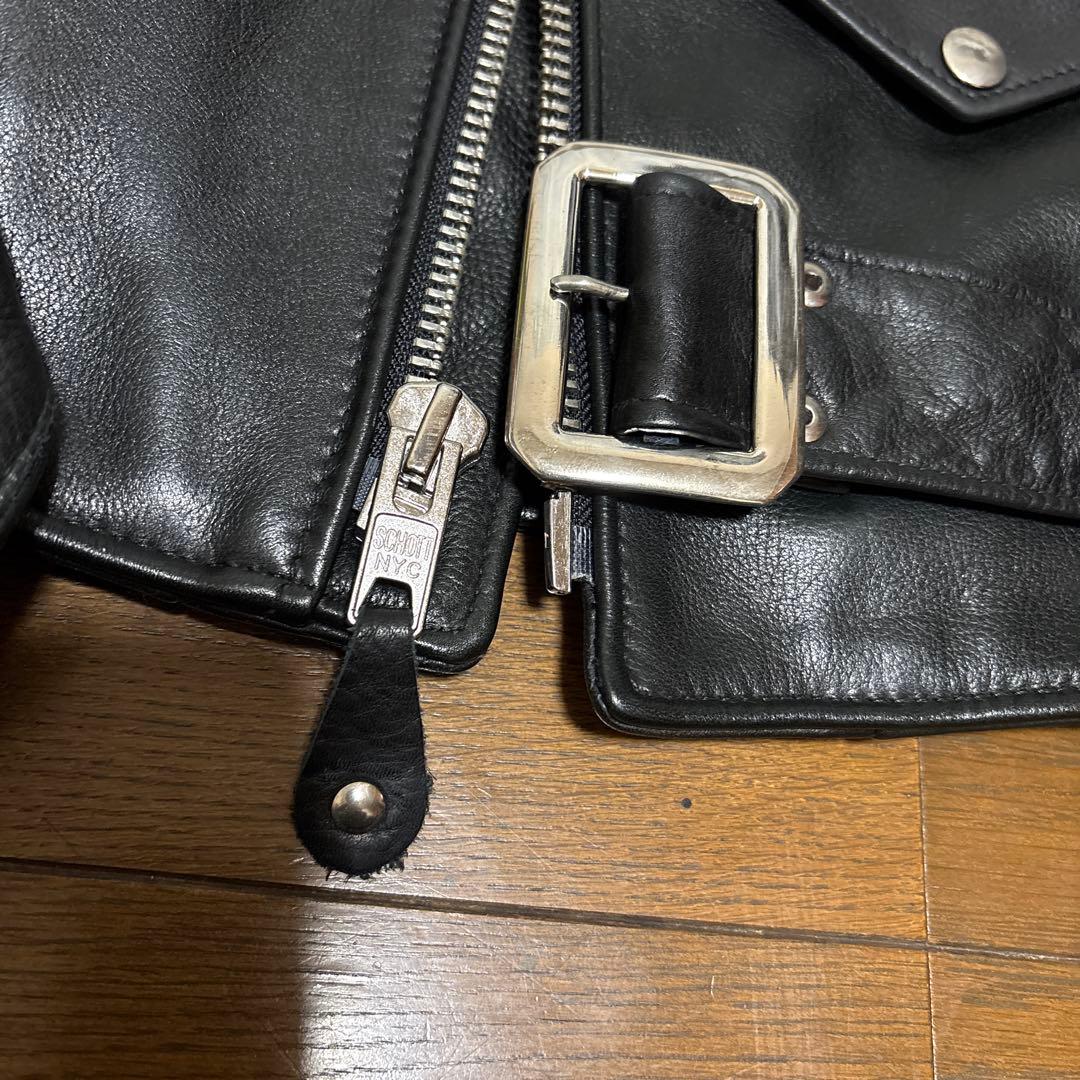 超美品‼️最新型schott516UST 38インチ ネイキッドレザー