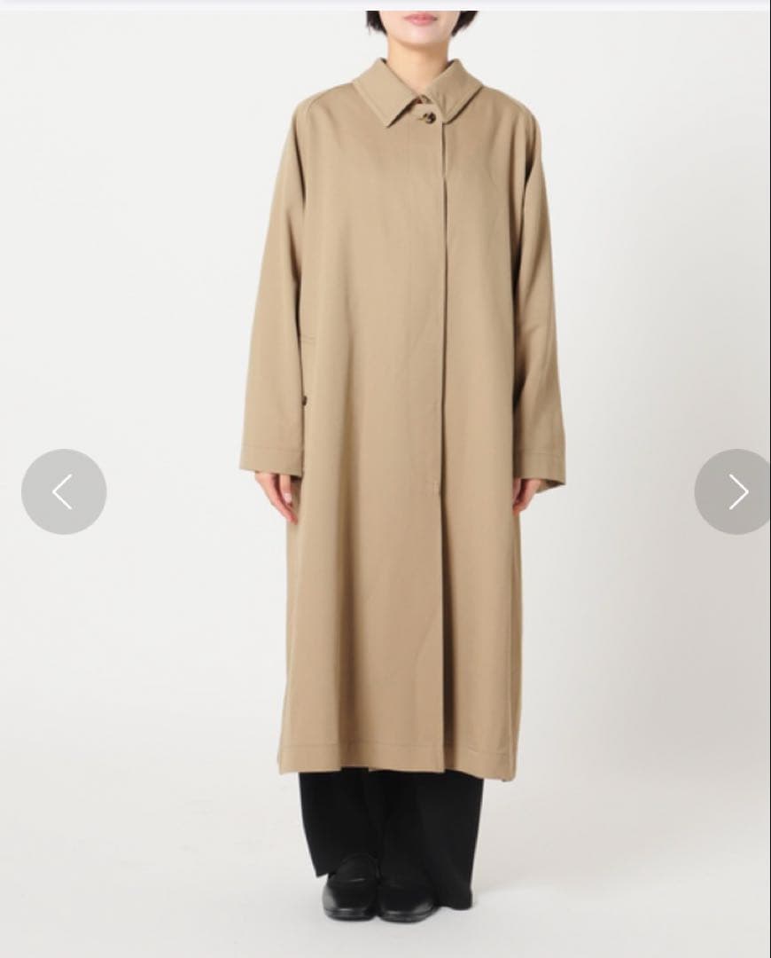 ap studio SCENTOFギャバジンステンカラーコート ライナー付き