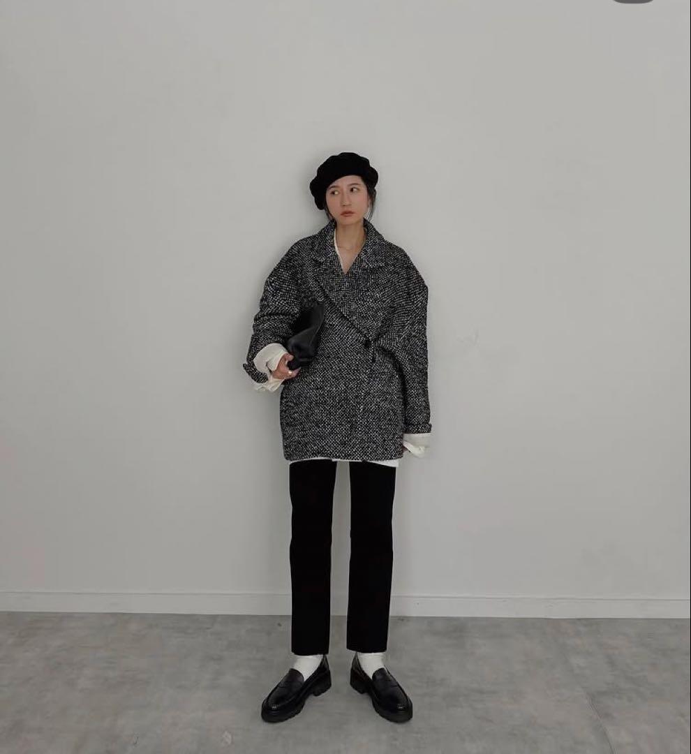 SuzuHirose×CLANE MIX COLOR OVER COAT