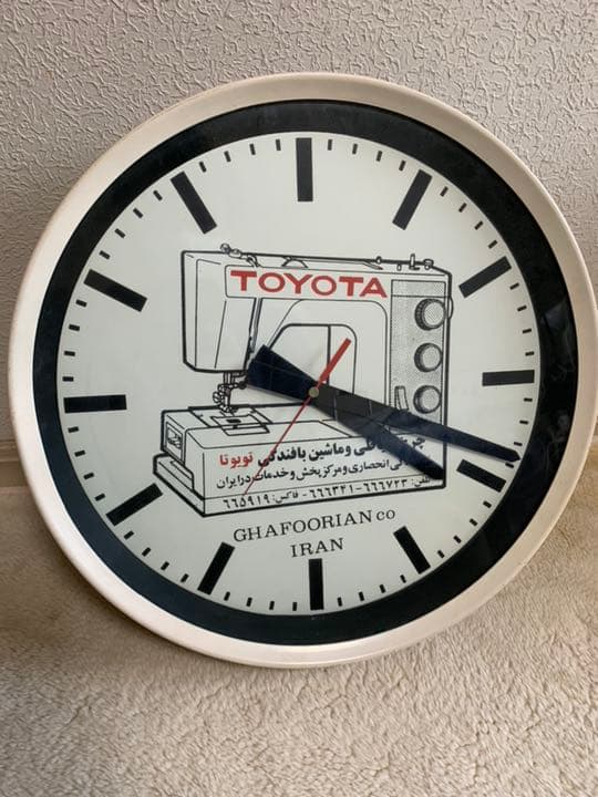 トヨタミシン 掛時計