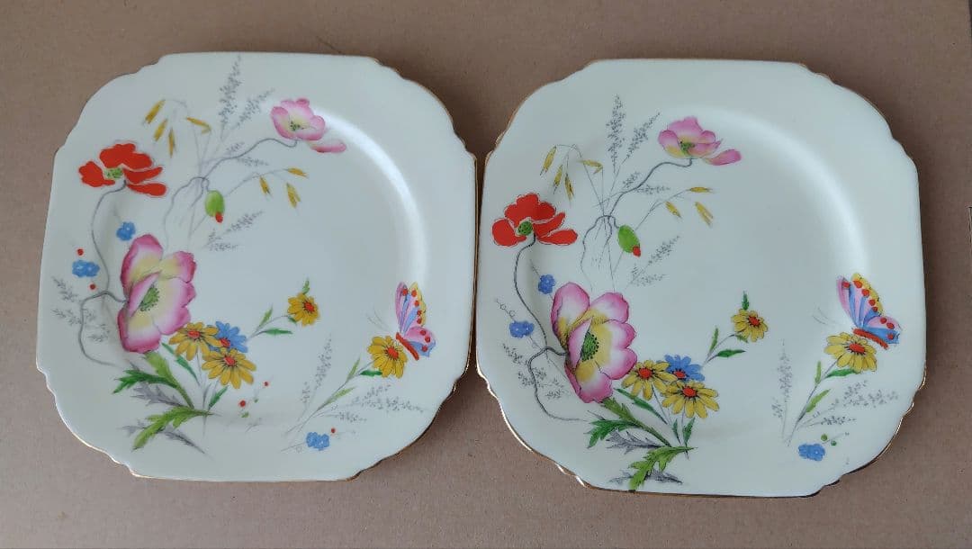 パラゴン　アンティーク　ソーサー2枚