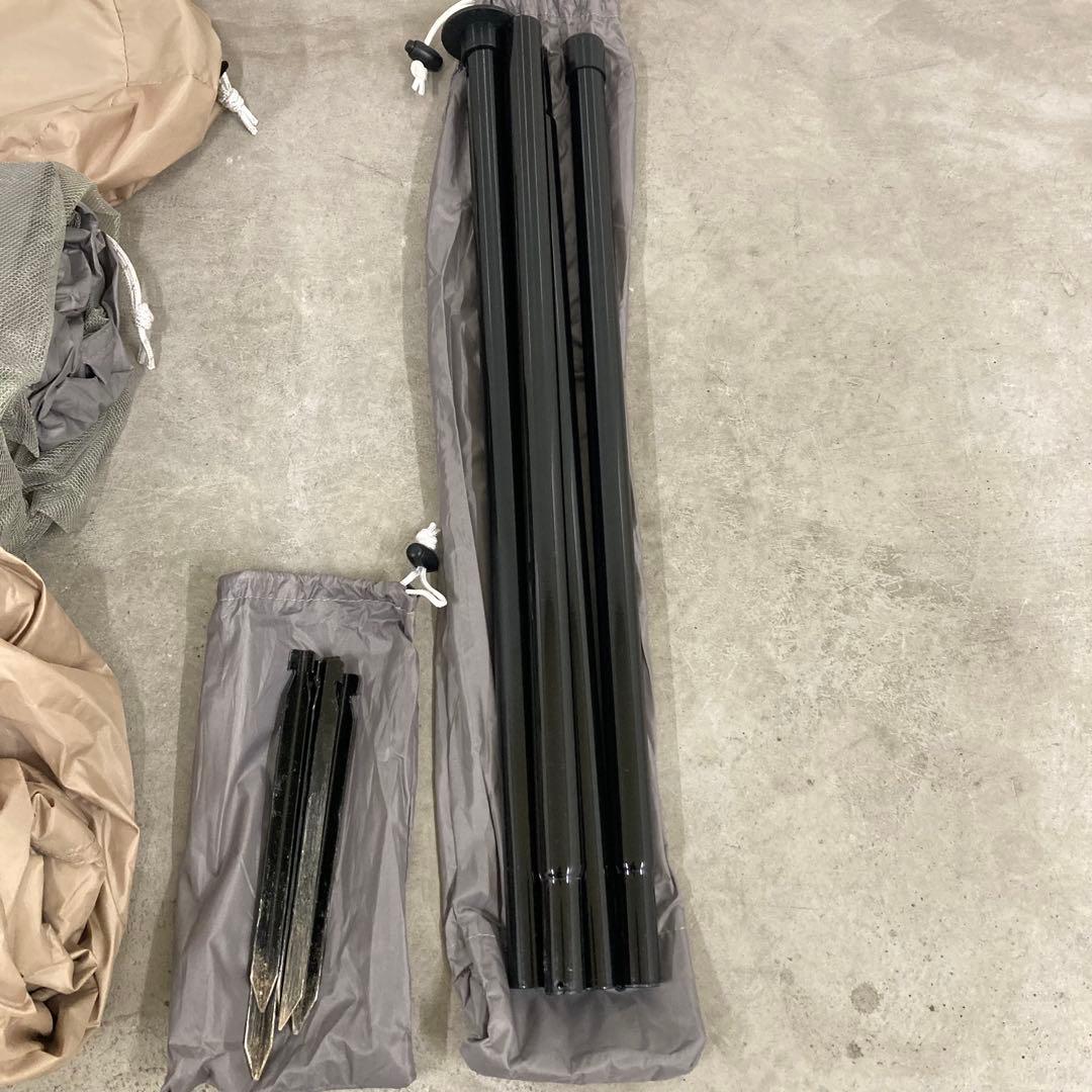 美品　ワンポールテント M DoD T5-47-TN グランドシート付き