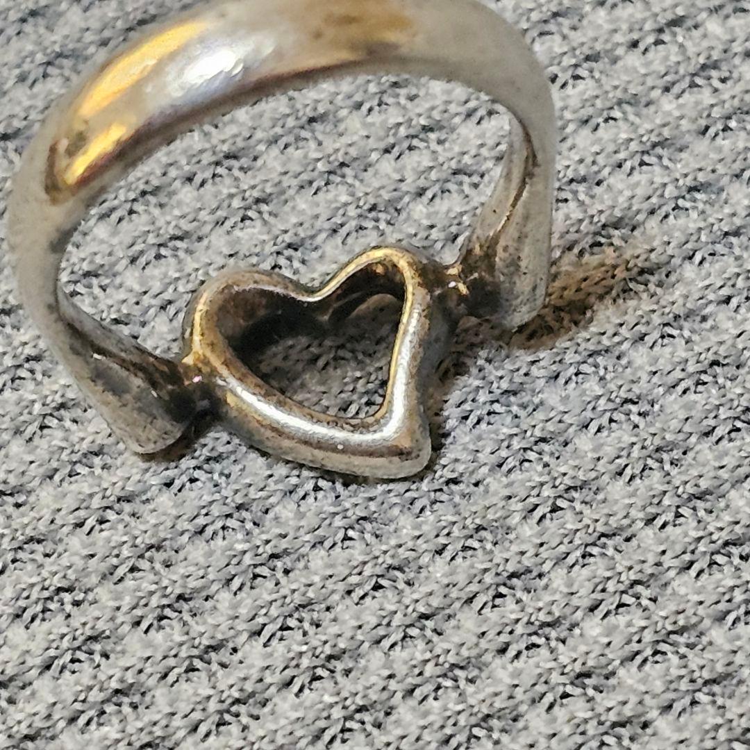 TIFFANY＆Co. ティファニーオープンハートリング SV925刻印あり