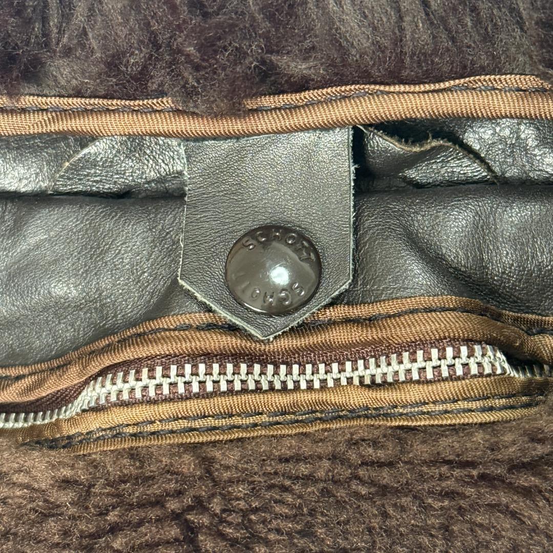 米国製✨schott フライトジャケット G-1 A-2 本革 焦茶 襟ボア