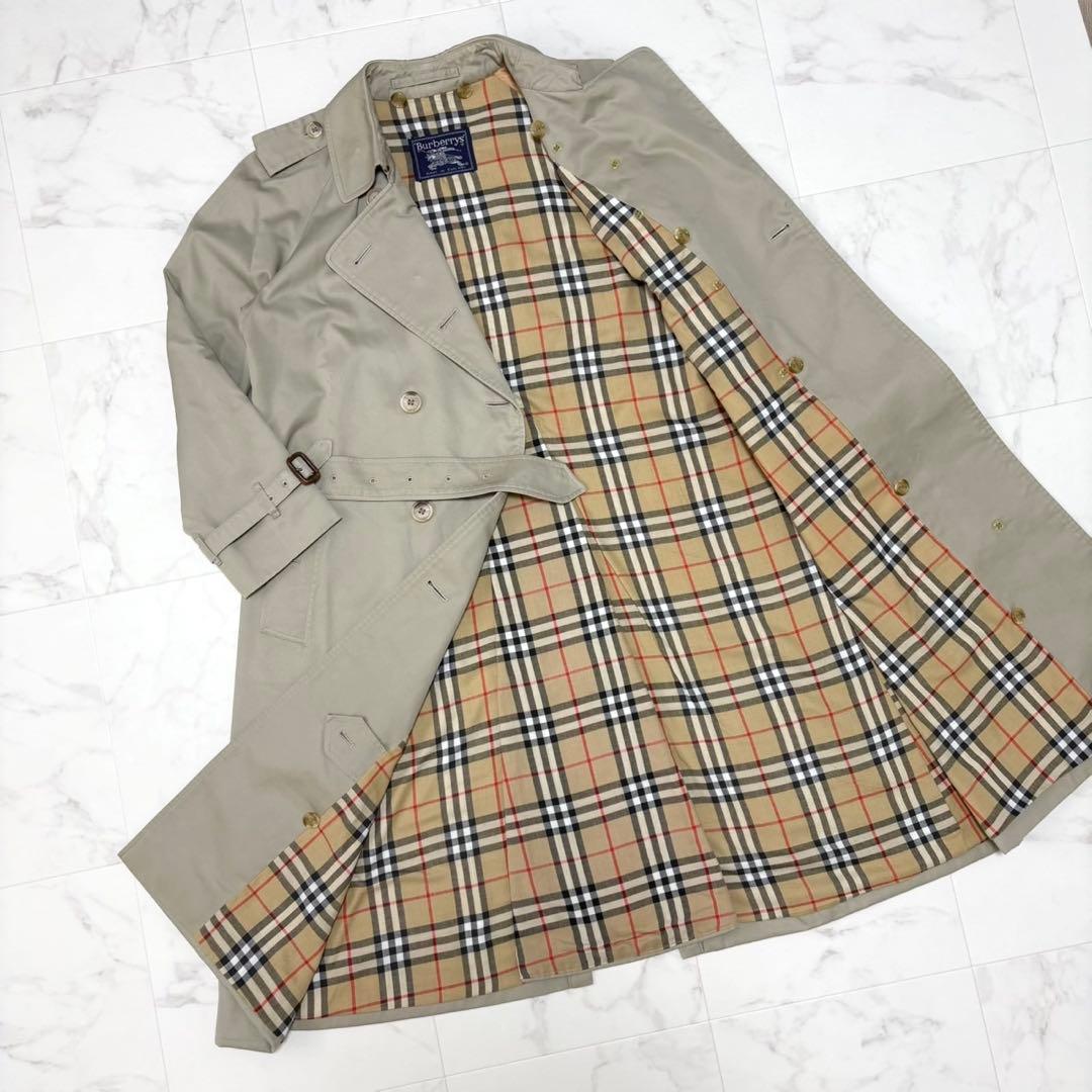 【極美品】Burberrys バーバリーズ トレンチコート メンズ 英国製