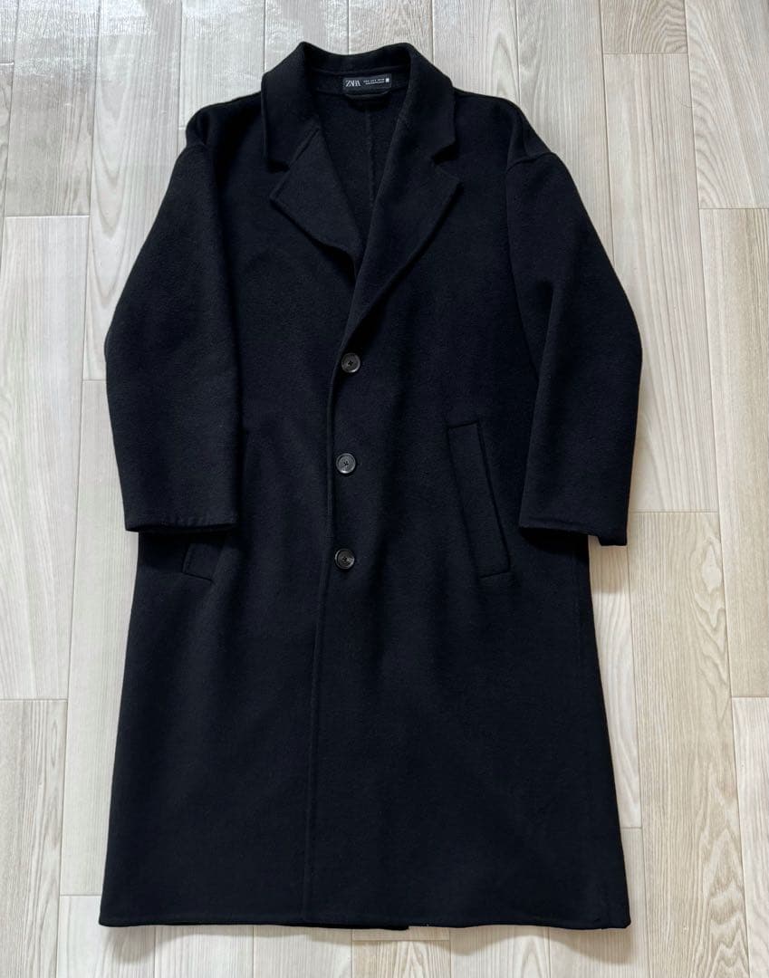 【ZARA】ウールブレンドダブルフェイスチェスターコート