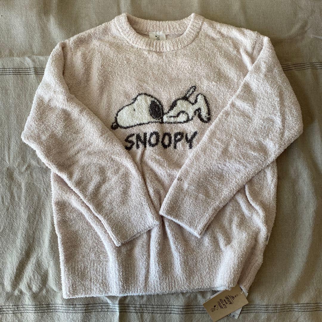 ジェラートピケ　スヌーピー　コラボ　ルームウェア　セットアップ　ロゴ刺繍