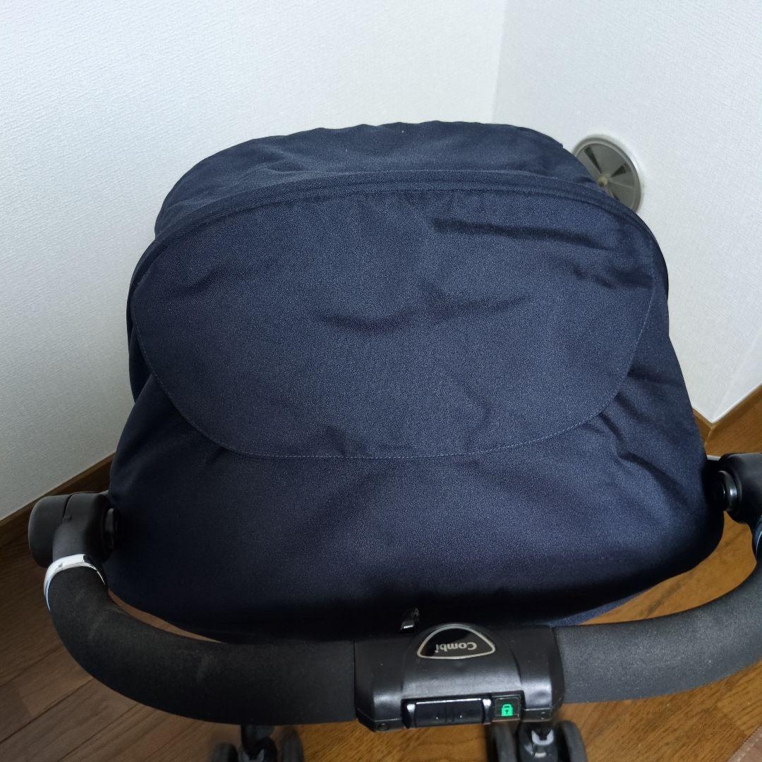 Combi スゴカル 4キャス compact ヘリンボンネイビー