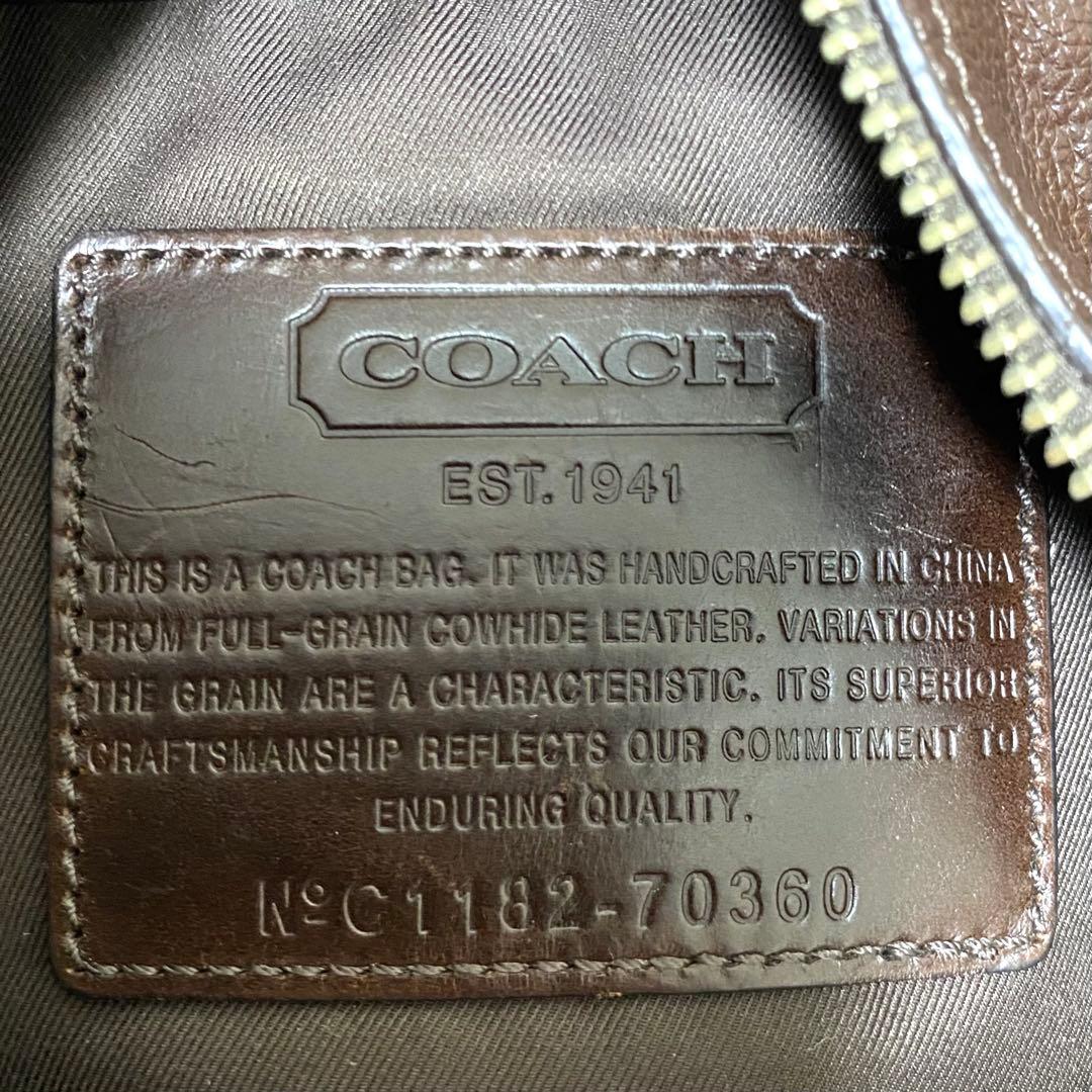 美品✨ COACH コーチ トンプソン ボディバッグ ショルダーバッグ レザー