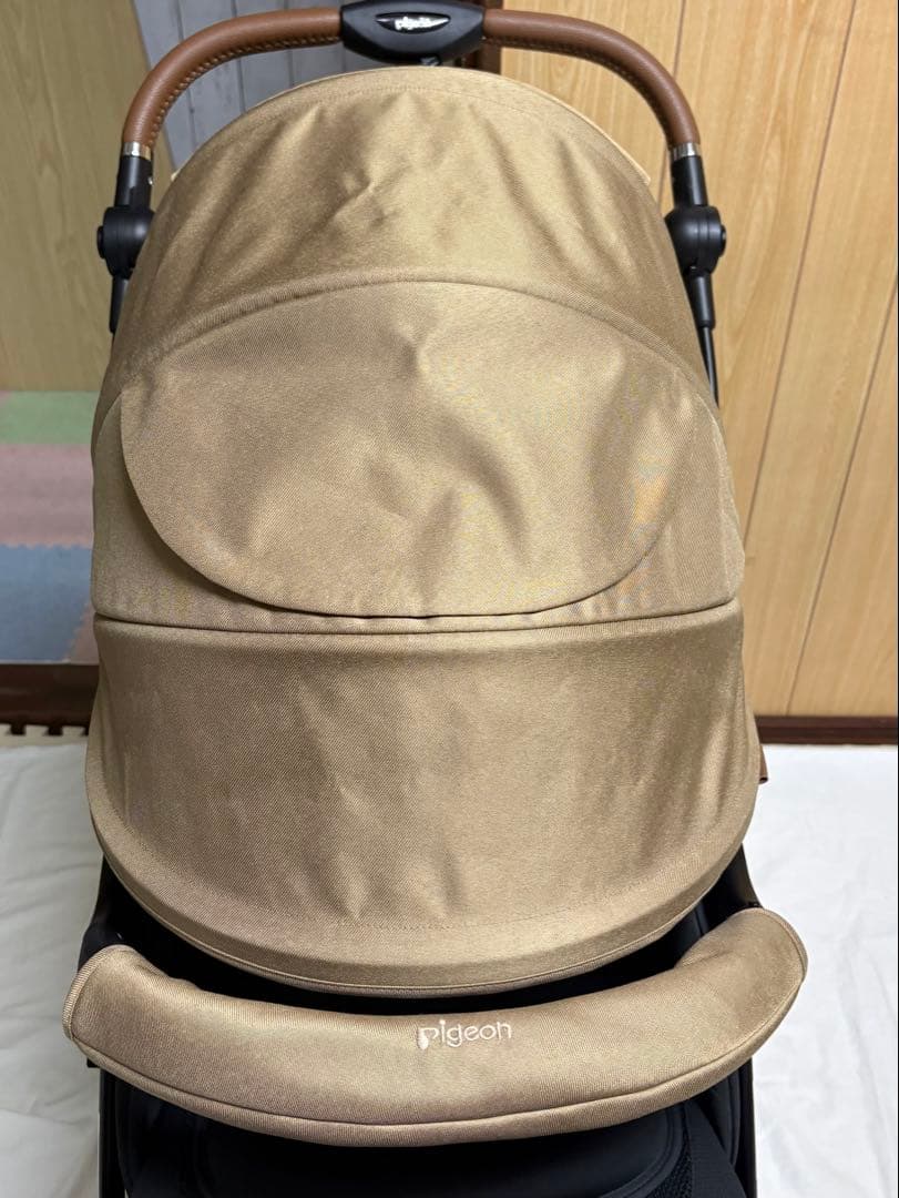 2025年モデル ピジョン ランフィ RB5 キャメル ベビーカー 清掃済 美品