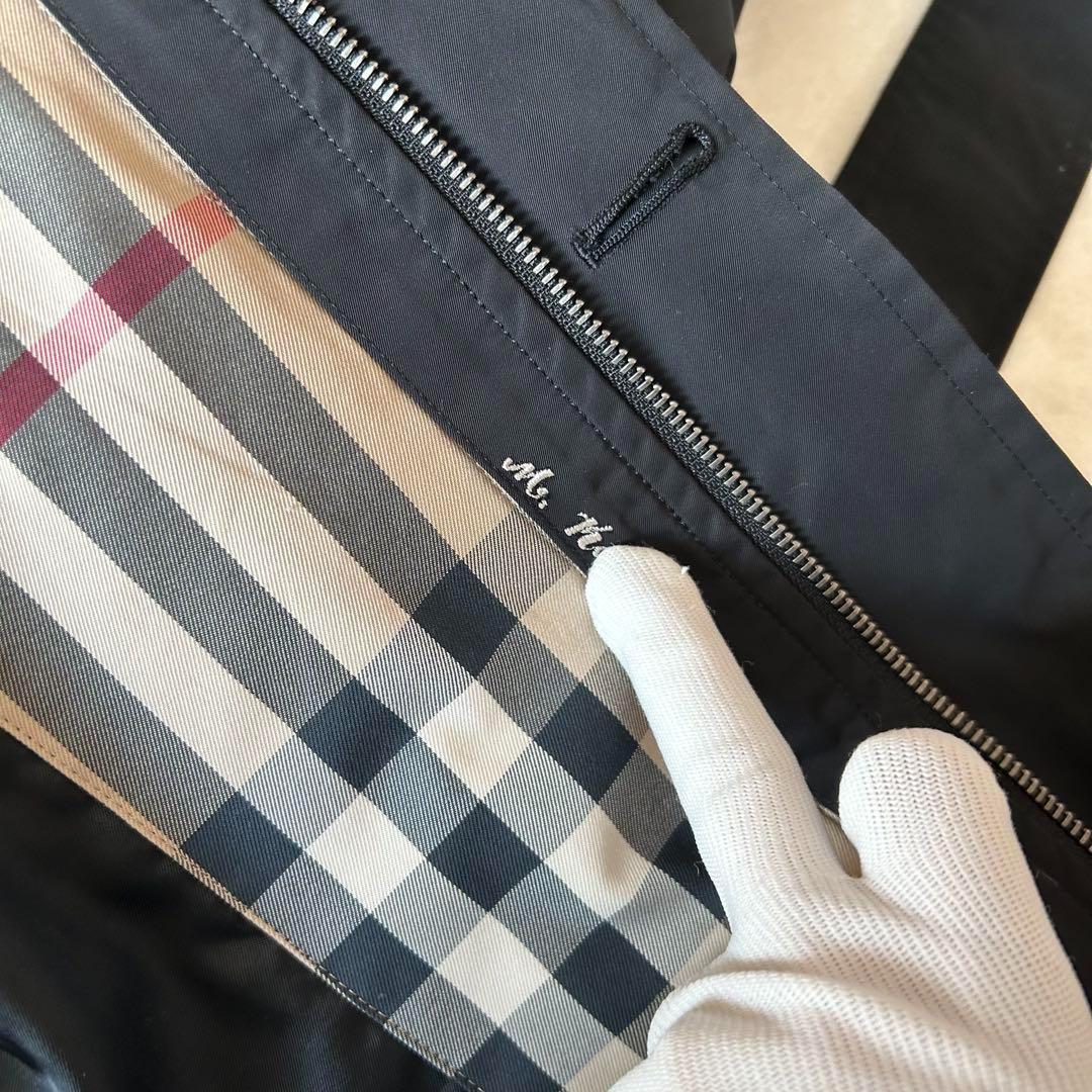 バーバリー ロンドン ライナー付き ジップアップ コート ノバチェック 黒 Ｌ