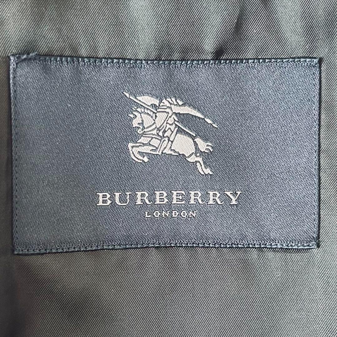 バーバリー ロンドン ライナー付き ジップアップ コート ノバチェック 黒 Ｌ