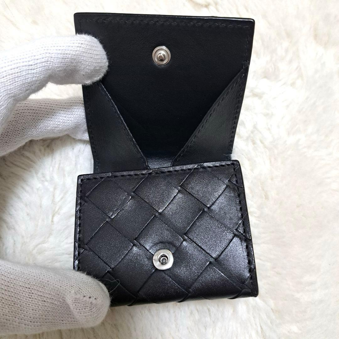 ✨極美品✨ボッテガ　ケース　小銭入れ　イントレチャート　マキシ　ブラック