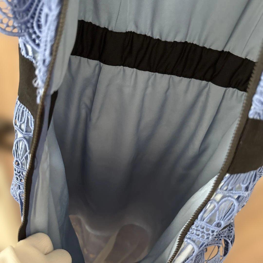 セルフポートレート ブルー レース ワンピース