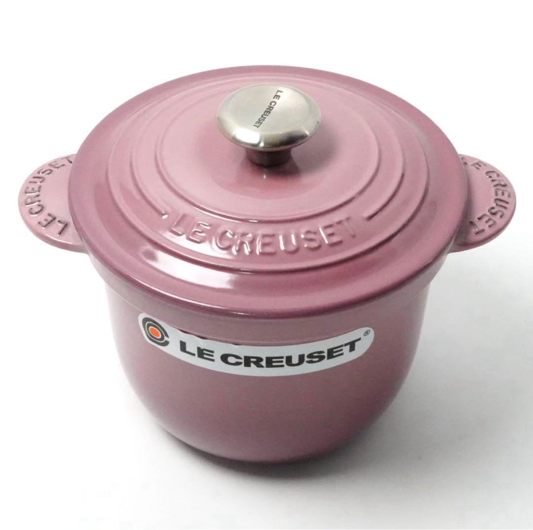 【美品】LE CREUSET　ココット エブリィ モーヴピンク　18cm