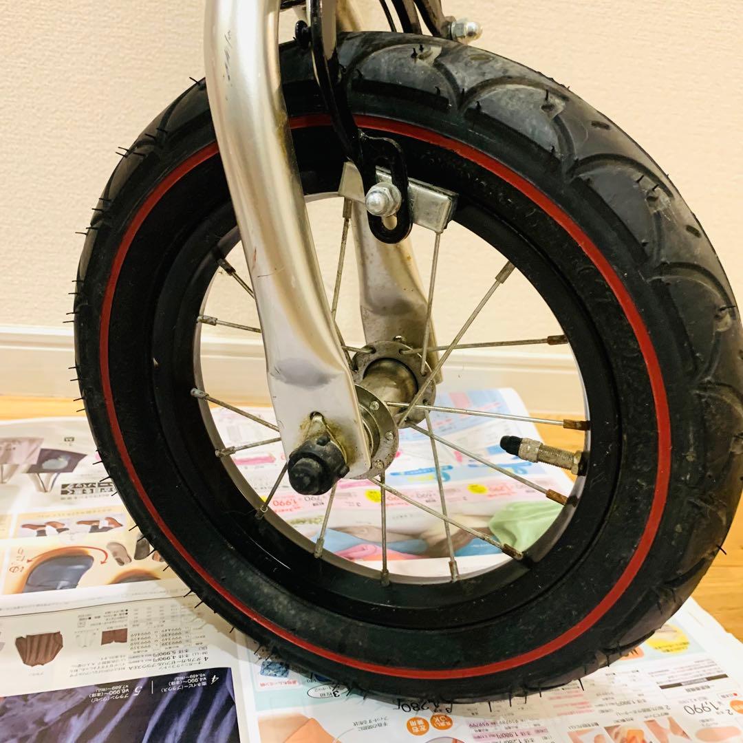 へんしんバイク 12インチ レッド スタンド・ペダル・説明書・工具付き