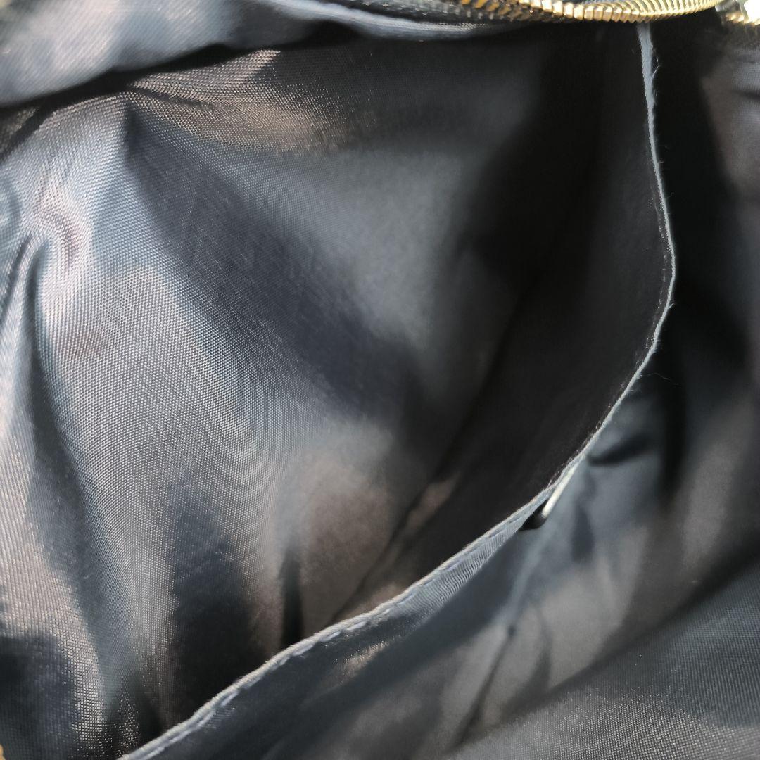 ✨極美品✨ シップス フェティア 別注 ボディバッグ レザー ポリエステル 紺色