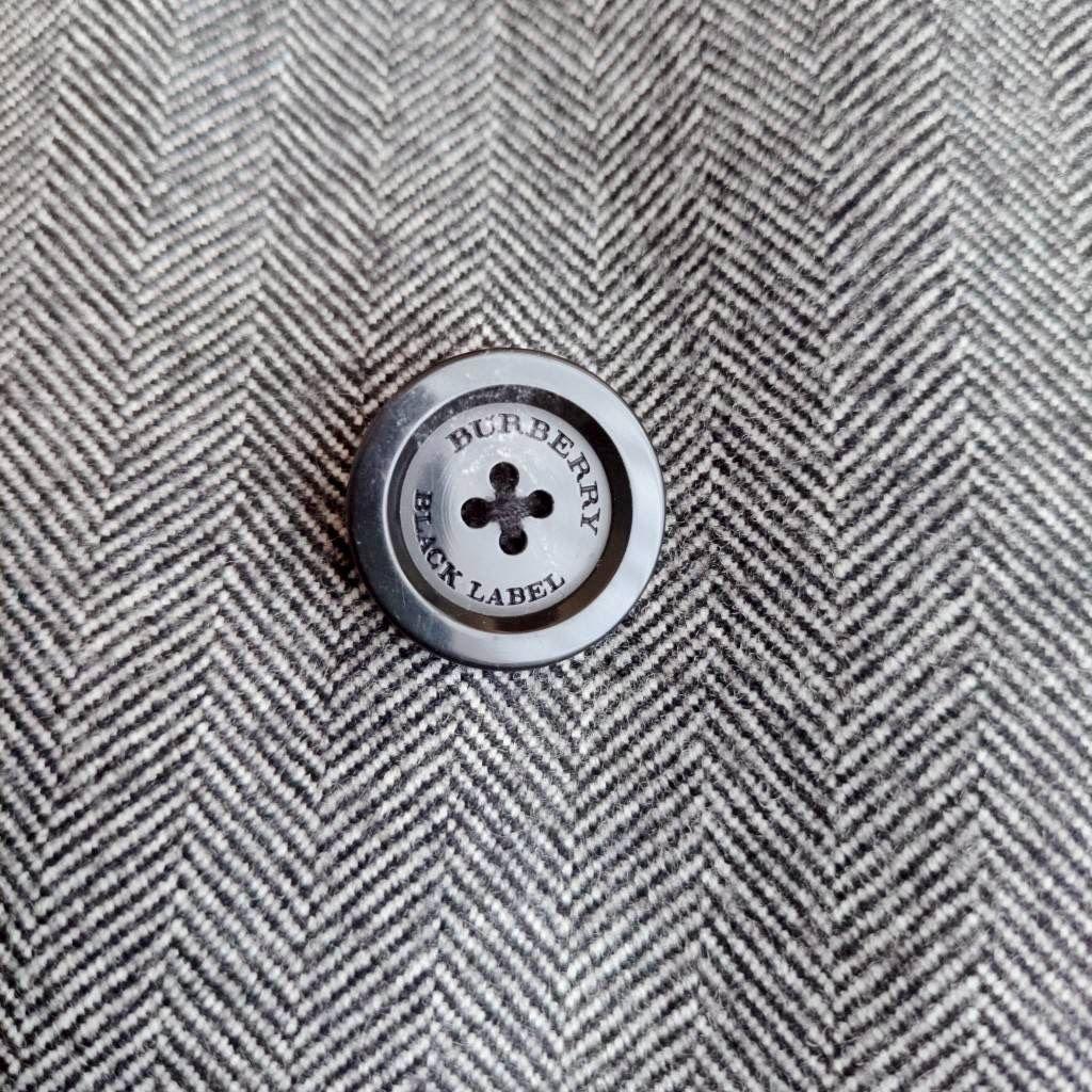 ■希少■バーバリー ブラックレーベル トレンチコート ヘリンボーン ライナー付き