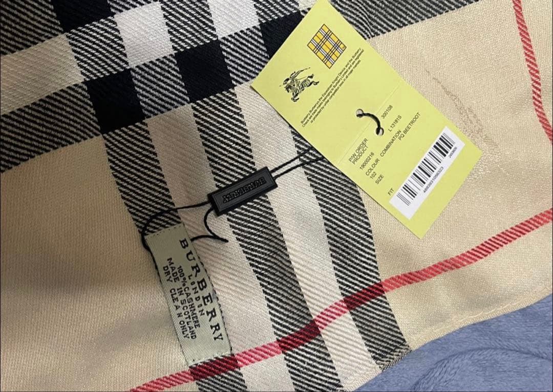 BURBERRY チェック柄 スカーフ 未使用