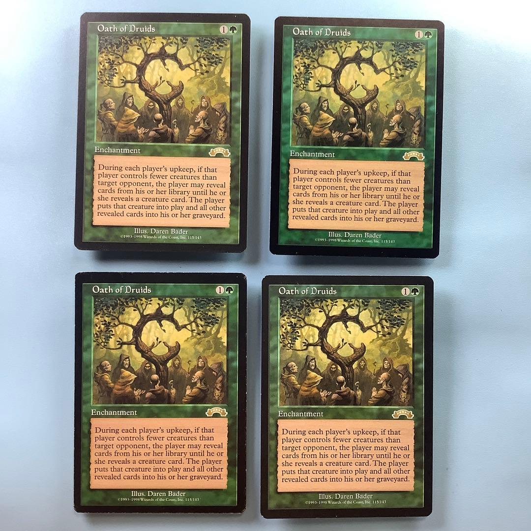 ドルイドの誓い/Oath of Druids EXO英語4枚セット