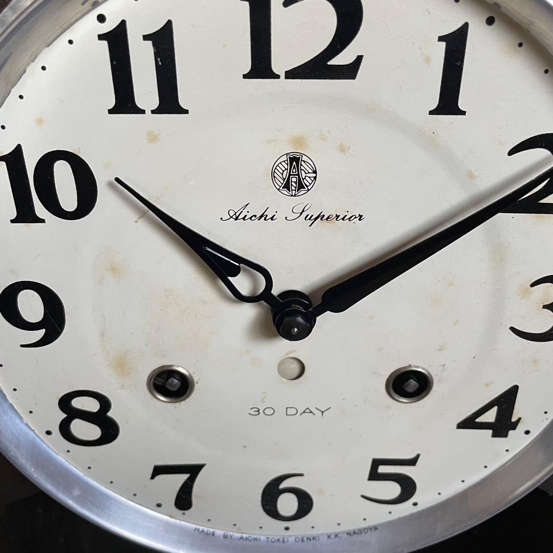 昭和レトロ「Aichi Superior 30 DAY」　愛知時計電機ゼンマイ式