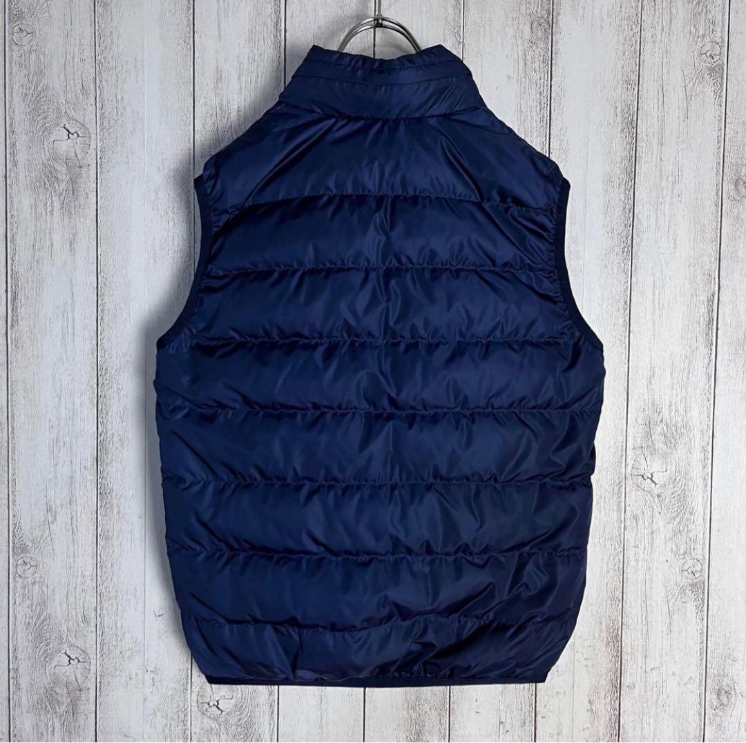 グッチ GUCCI☆ワッペンロゴ入りダウンベスト 裏地GG柄 総柄 美品