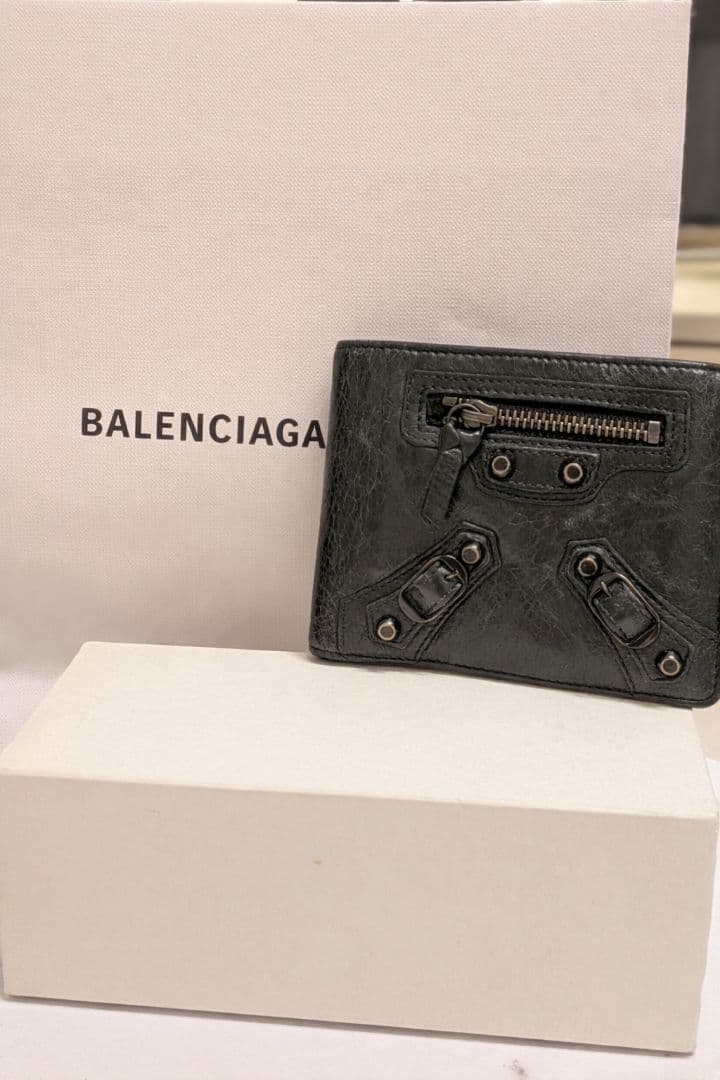 【BALENCIAGA】二つ折り財布