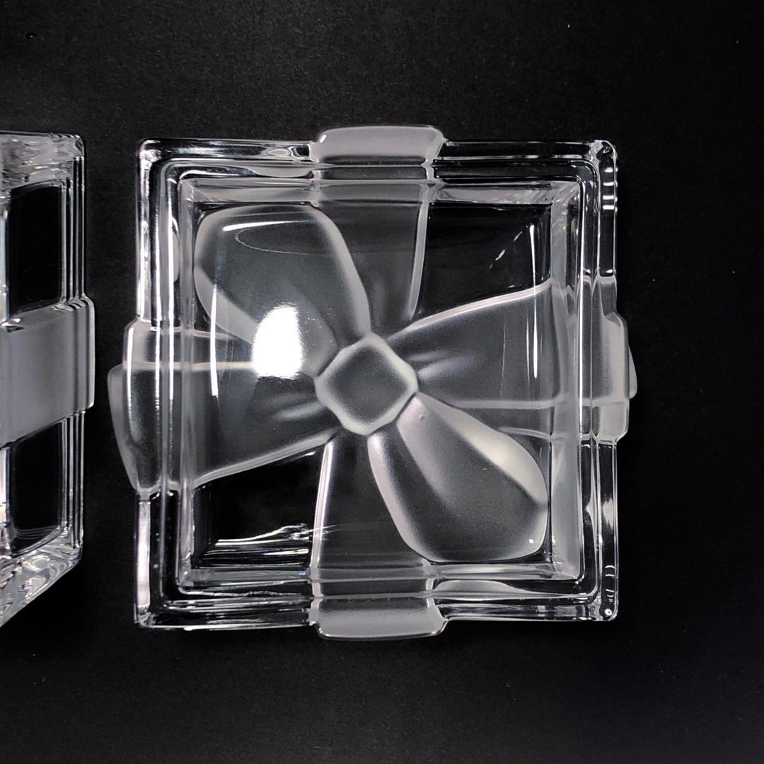 【美品・箱付き】ティファニー／クリスタル ジュエリーボックス