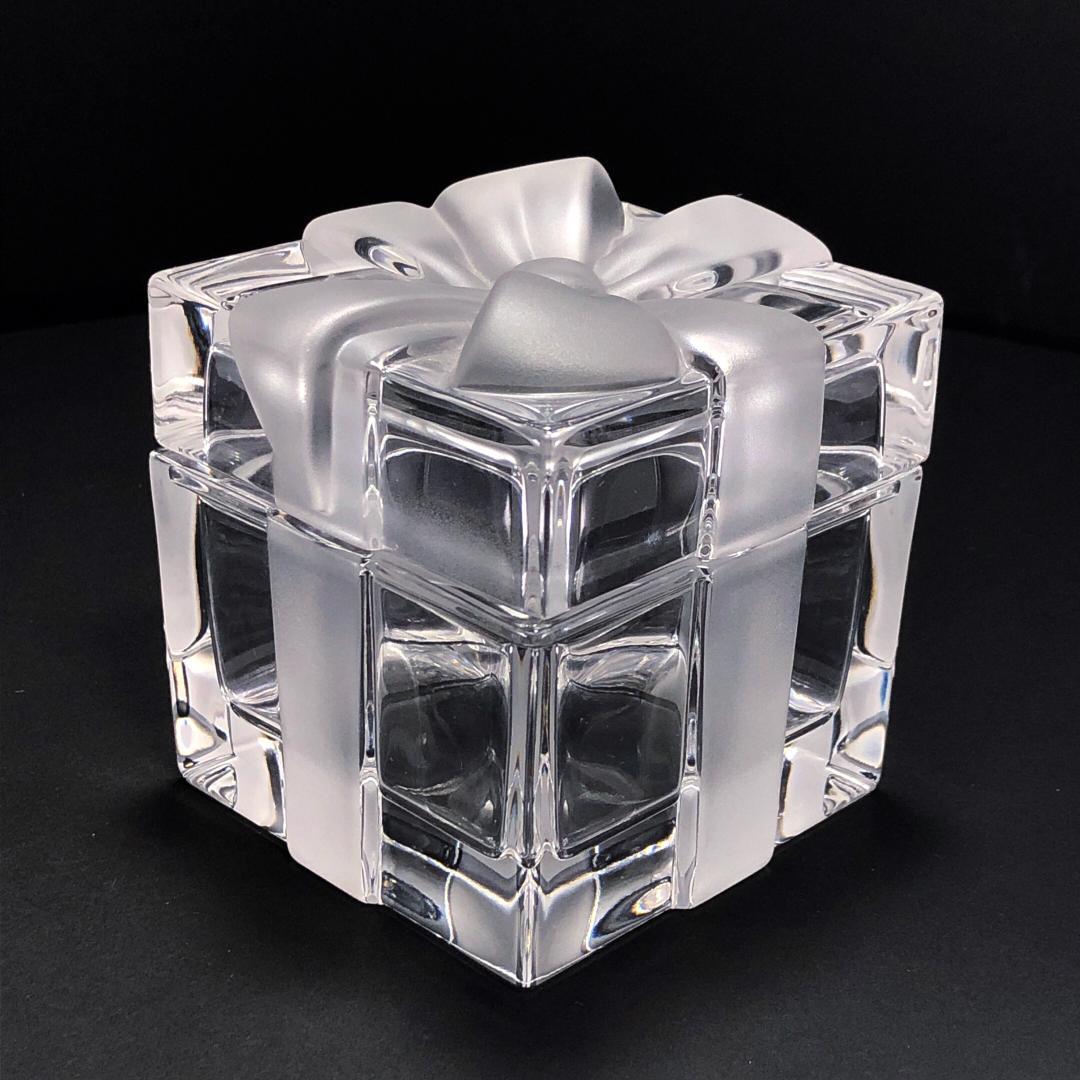 【美品・箱付き】ティファニー／クリスタル ジュエリーボックス