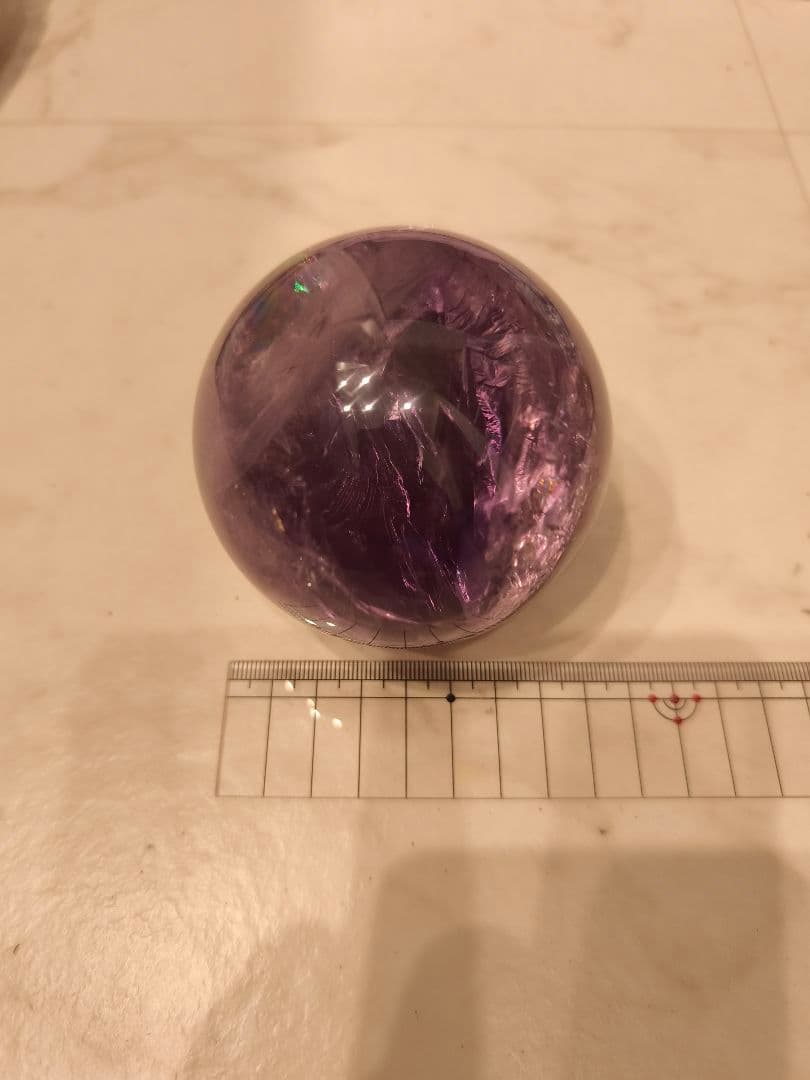 アメジスト　スフィア　玉　③　クォーツ