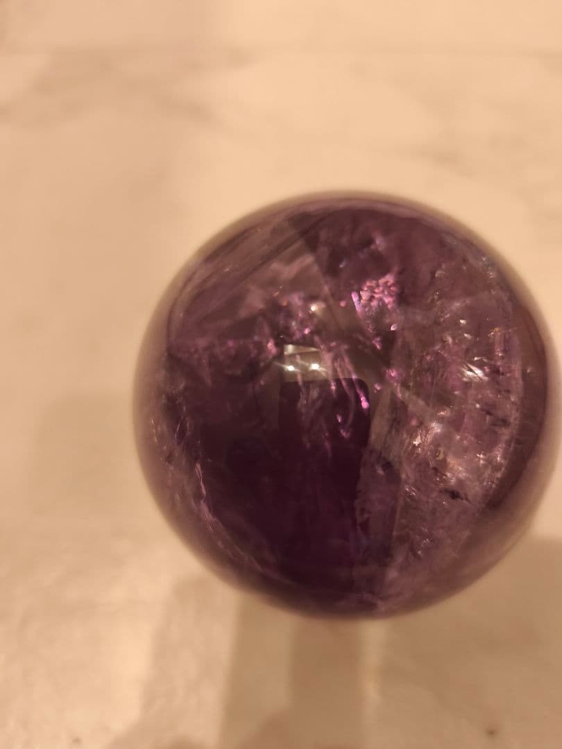 アメジスト　スフィア　玉　③　クォーツ