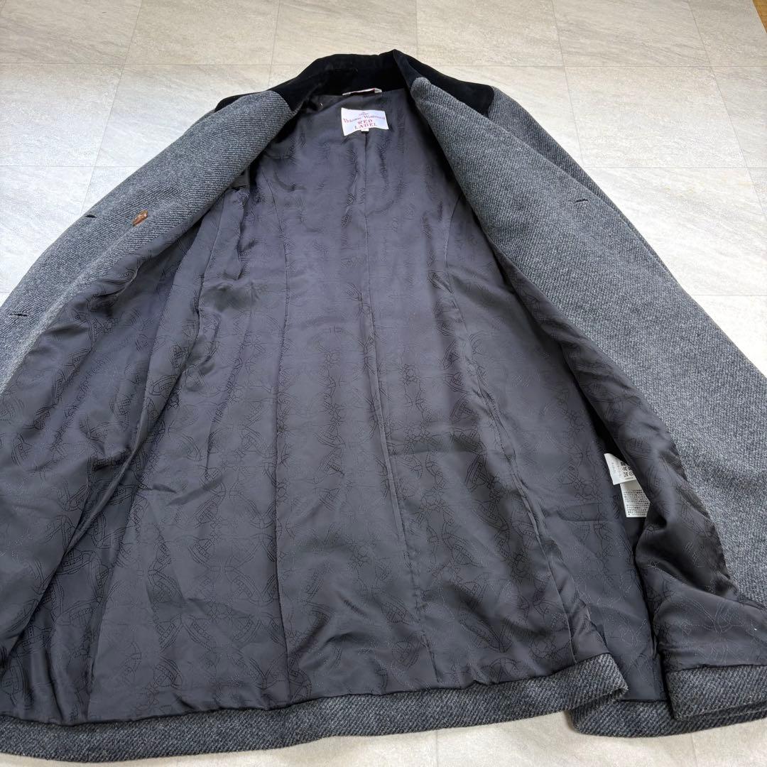 vivienne westwood ラブコート ロングコート ベロア オーブロゴ