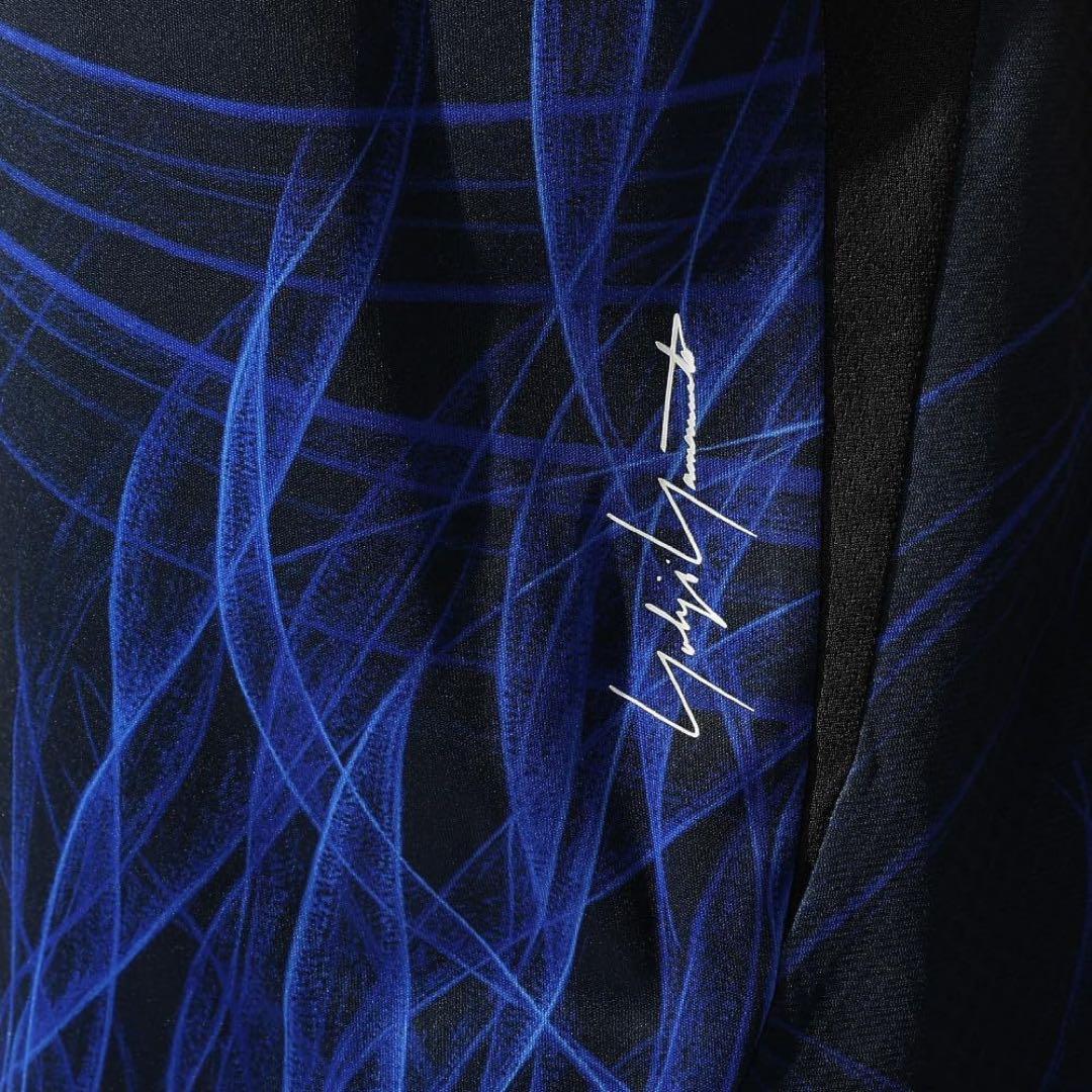 サッカー観戦に❤️Y-3 サッカーウェア ユニフォーム 青 Lサイズ